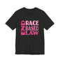 END RACE BASED LAW Pink T-Shirt Short Sleeve