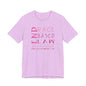 END RACE BASED LAW Canada Slim Pink T-Shirt Short Sleeve
