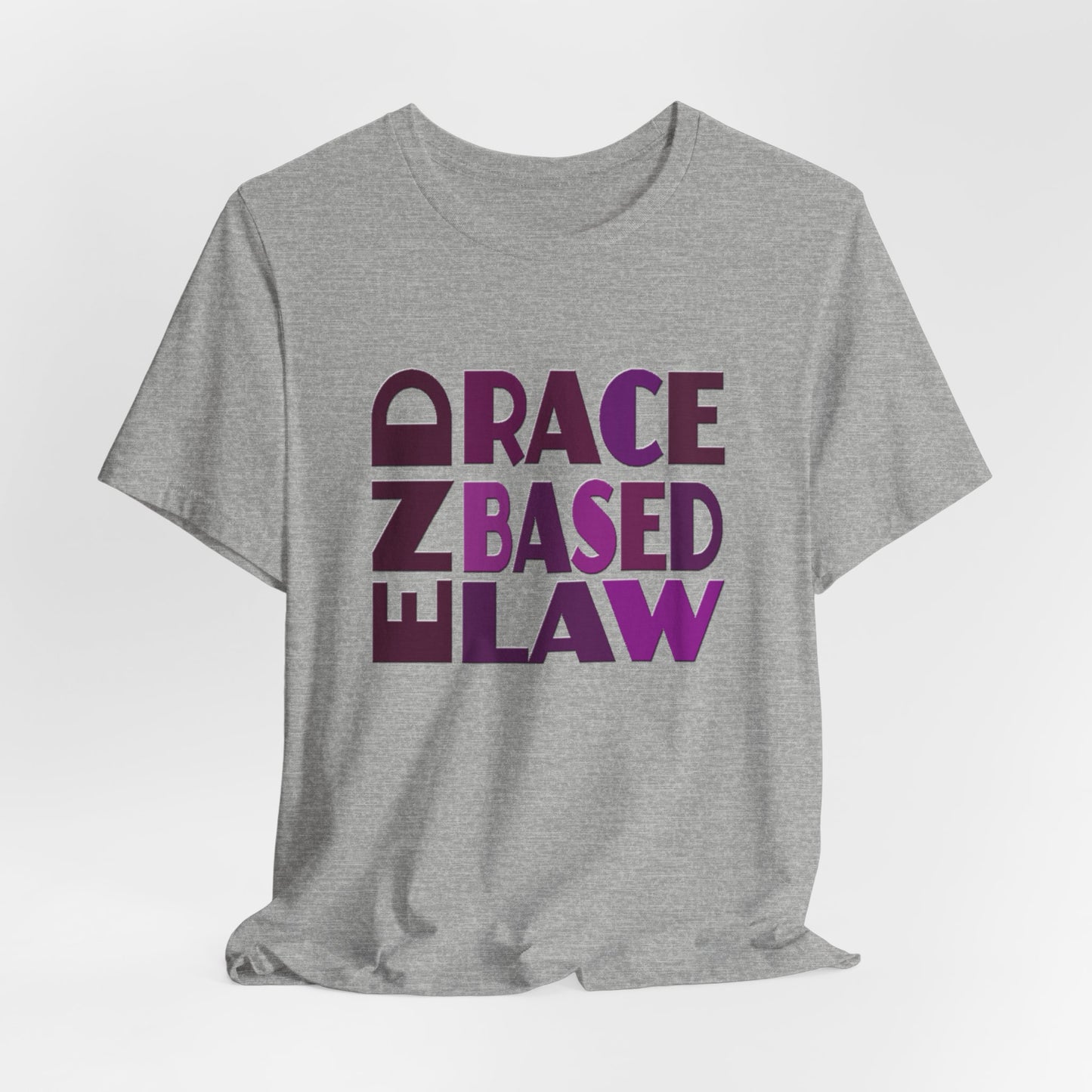 END RACE BASED LAW Purple T-Shirt Short Sleeve
