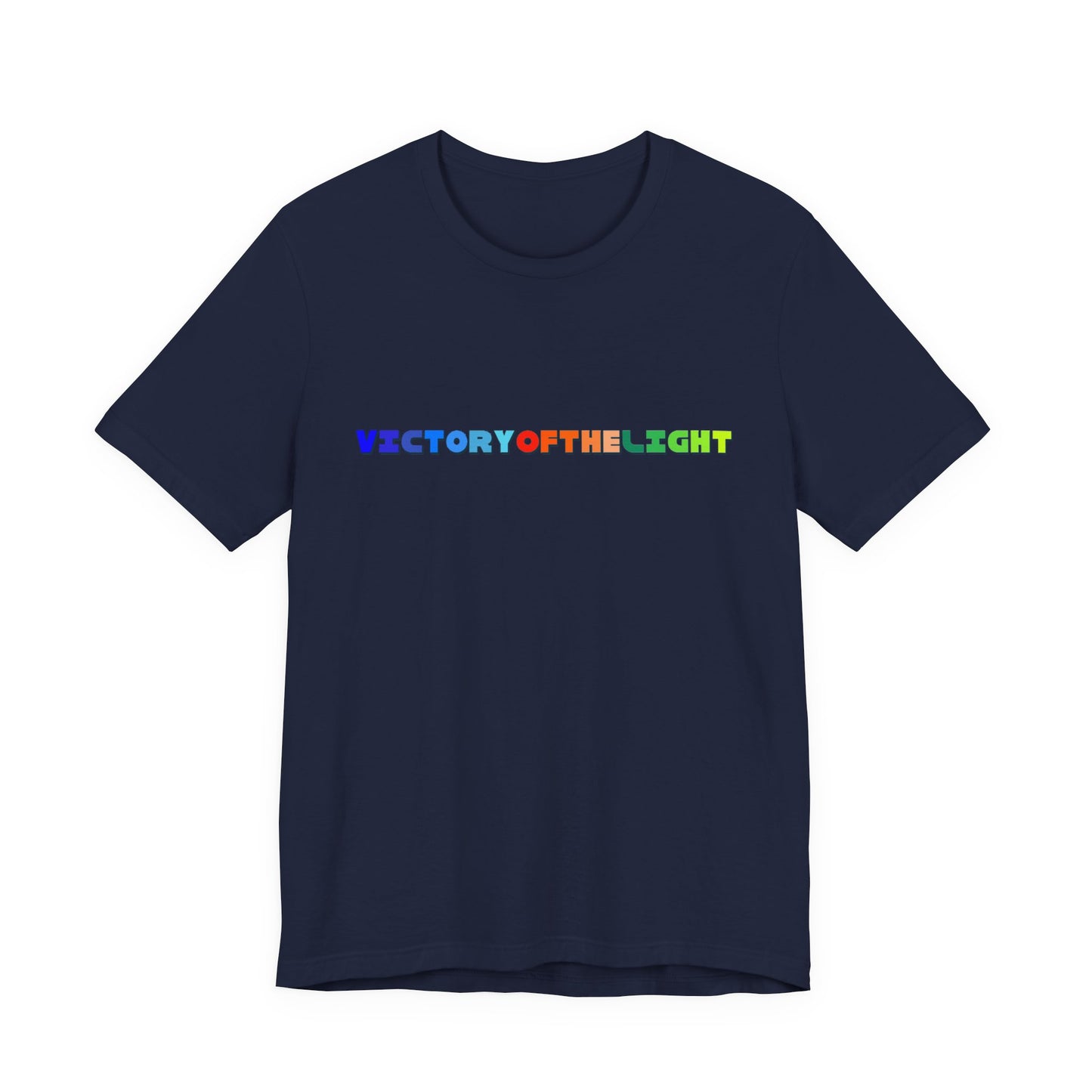 Victory Of The Light Multi Colour Banner T-Shirt Short Sleeve