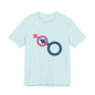 Man In Woman T-Shirt Short Sleeve
