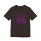 END RACE BASED LAW Purple T-Shirt Short Sleeve