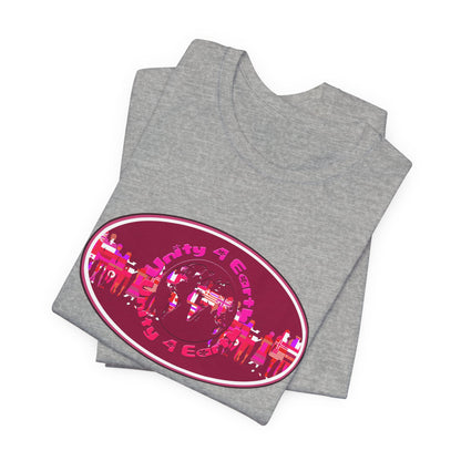 Unity 4 Earth Oval T-Shirt Short Sleeve