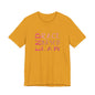 END RACE BASED LAW Slim Pink T-Shirt Short Sleeve