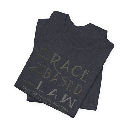 END RACE BASED LAW Canada Slim Grey T-Shirt Short Sleeve