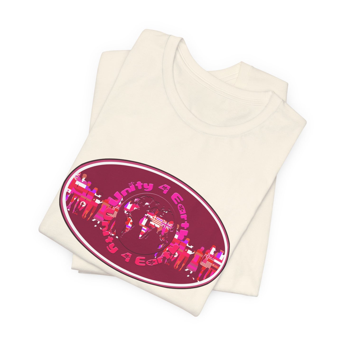Unity 4 Earth Oval T-Shirt Short Sleeve