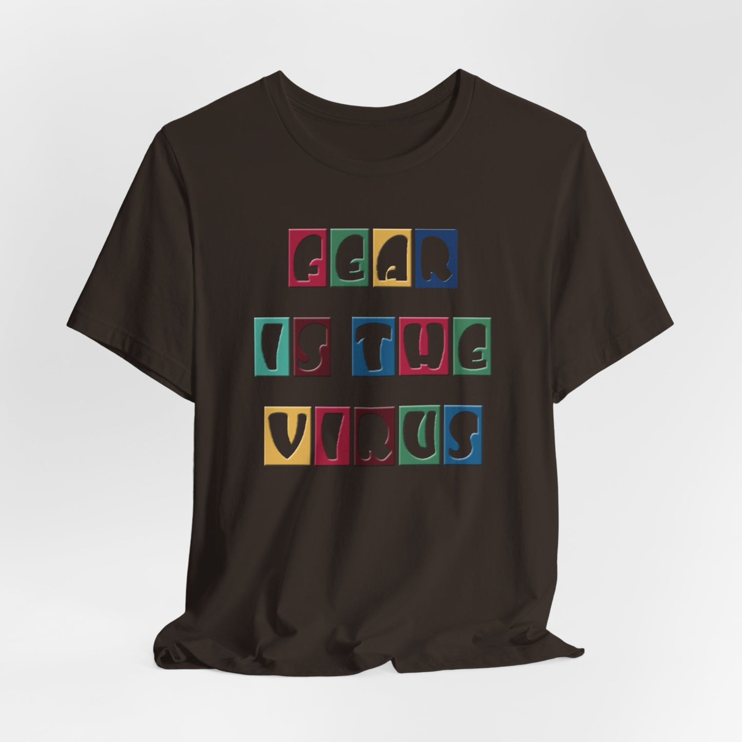 Fear Is The Virus 8 Multi Colour T-Shirt Short Sleeve