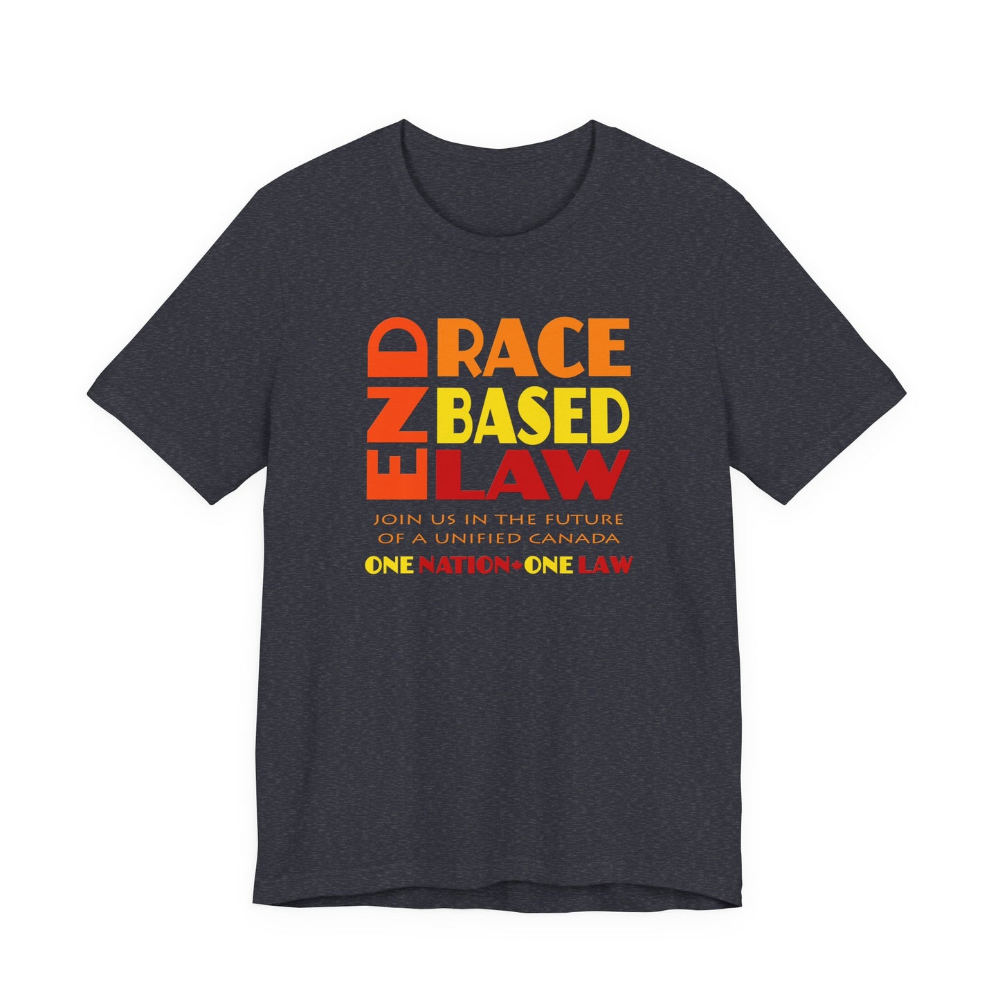 END RACE BASED LAW Canada Sunset T-Shirt Short Sleeve