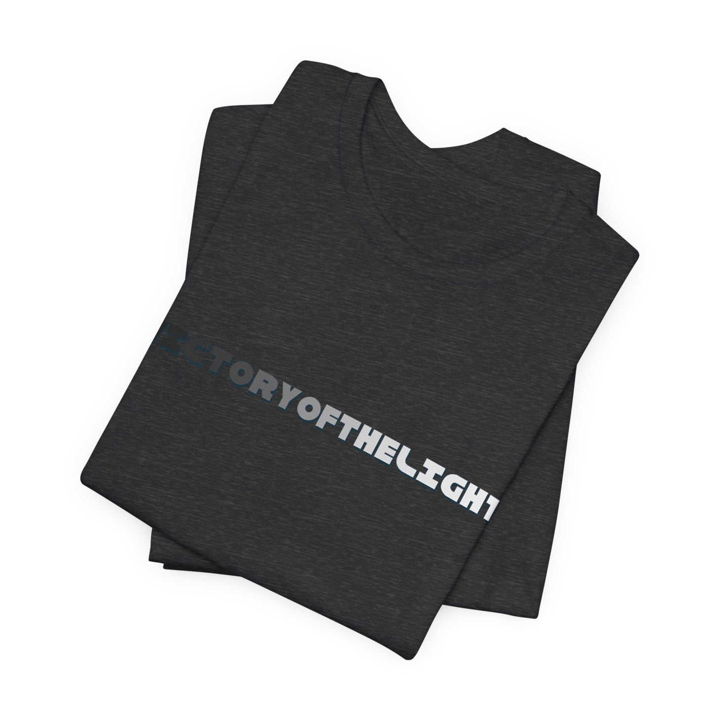 Victory Of The Light Grey Banner T-Shirt Short Sleeve