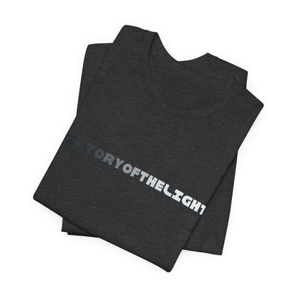 Victory Of The Light Grey Banner T-Shirt Short Sleeve
