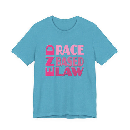END RACE BASED LAW Pink T-Shirt Short Sleeve