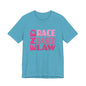 END RACE BASED LAW Pink T-Shirt Short Sleeve
