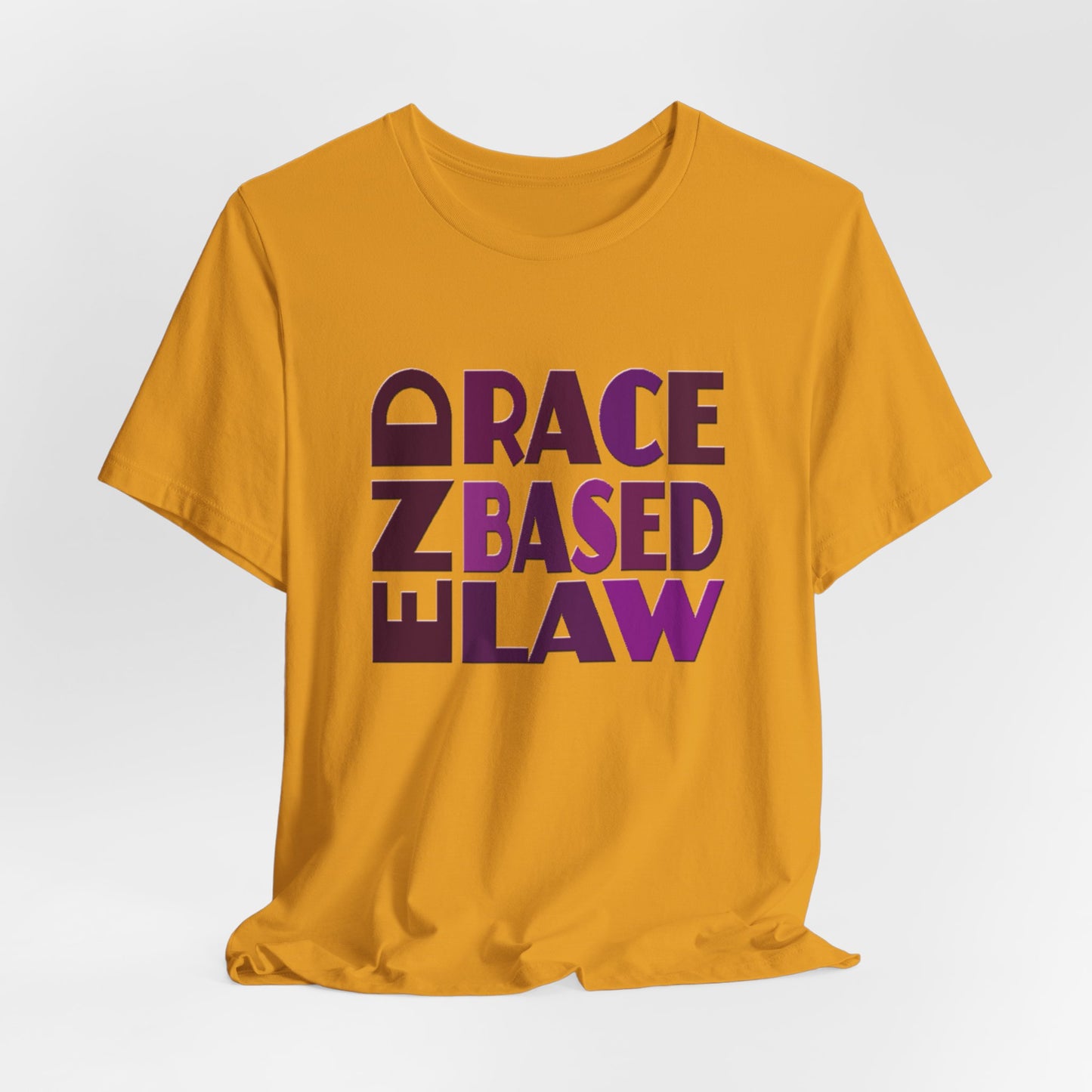 END RACE BASED LAW Purple T-Shirt Short Sleeve
