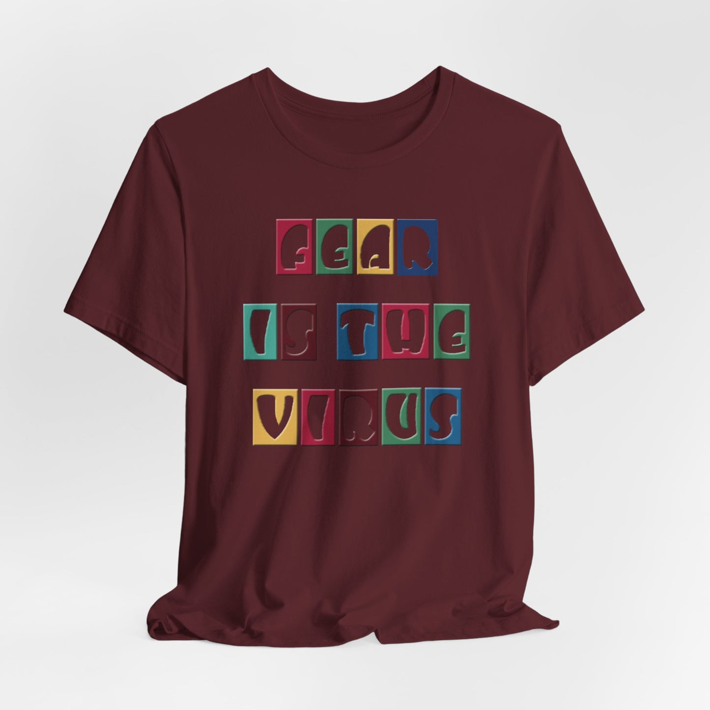 Fear Is The Virus 8 Multi Colour T-Shirt Short Sleeve