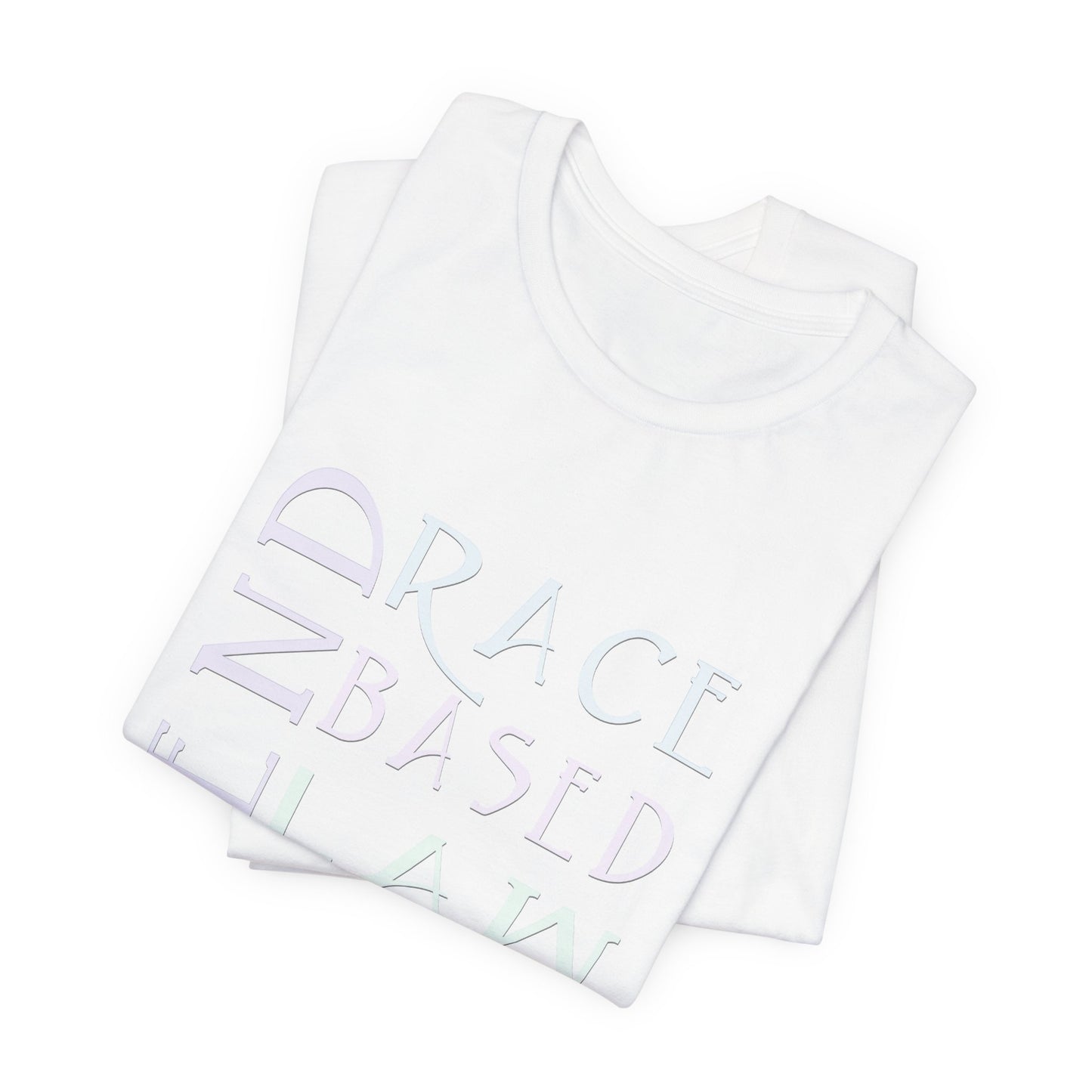 END RACE BASED LAW  Slim Pastel T-Shirt Short Sleeve