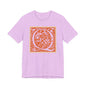 Q Scroll Orange T-Shirt Short Sleeve