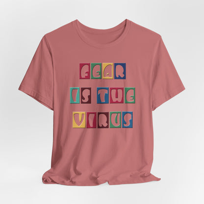 Fear Is The Virus 8 Multi Colour T-Shirt Short Sleeve