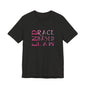 END RACE BASED LAW Slim Pink T-Shirt Short Sleeve