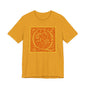 Q Scroll Orange T-Shirt Short Sleeve