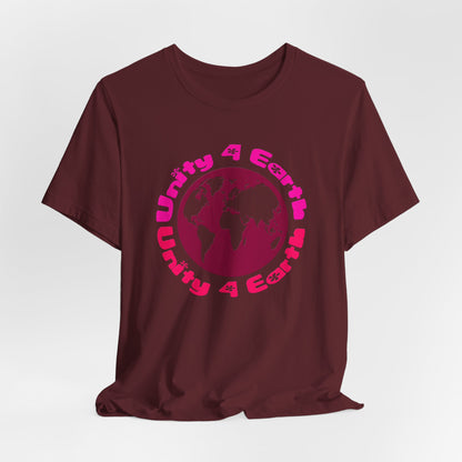 Unity 4 Earth Pink T-Shirt Short Sleeve