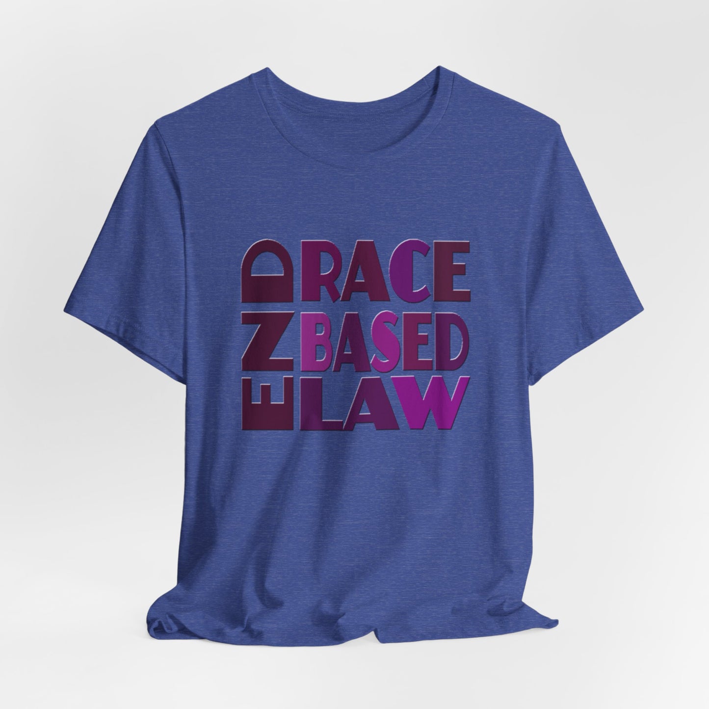 END RACE BASED LAW Purple T-Shirt Short Sleeve