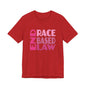 END RACE BASED LAW Pink T-Shirt Short Sleeve