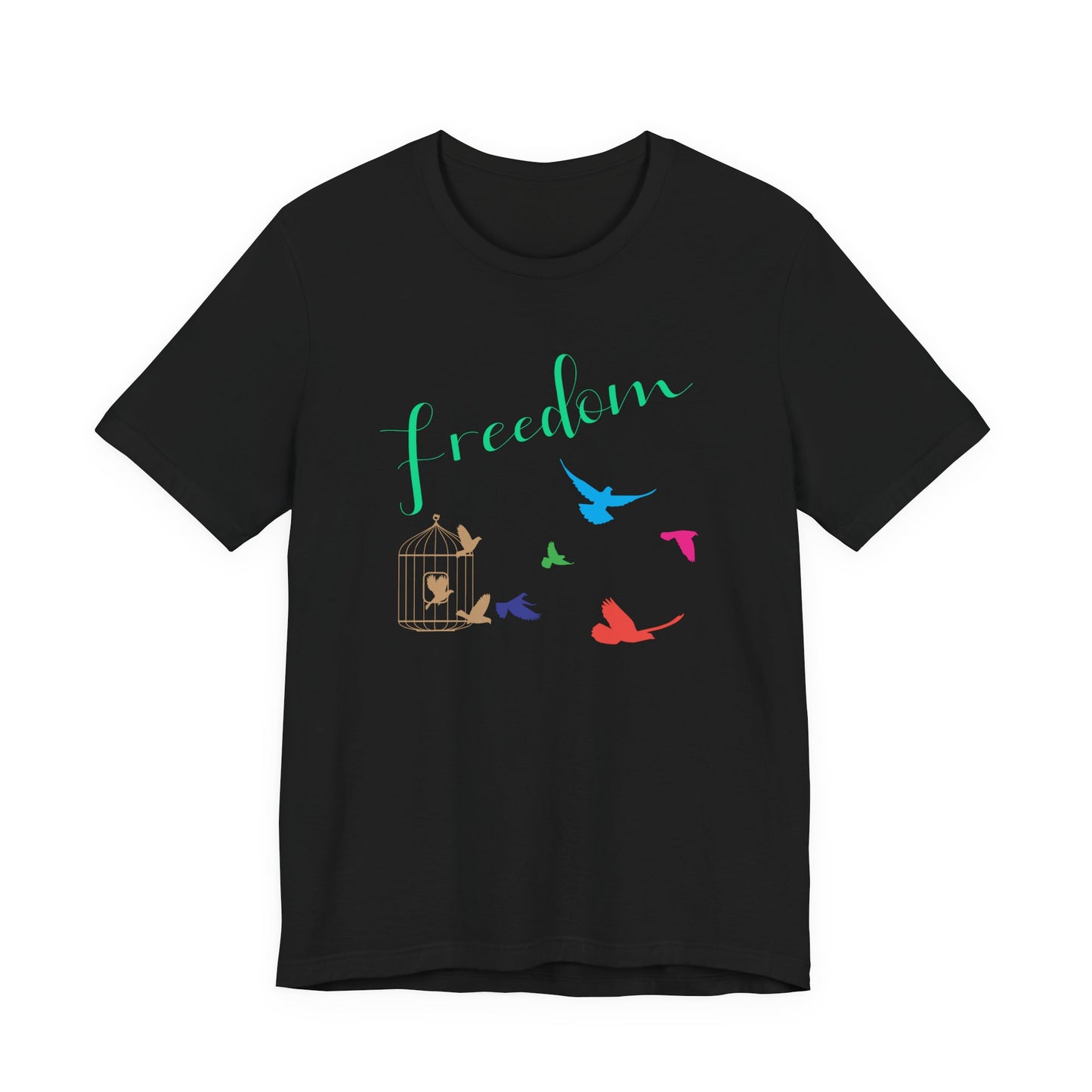 Freedom Birds T‑Shirt Short Sleeve