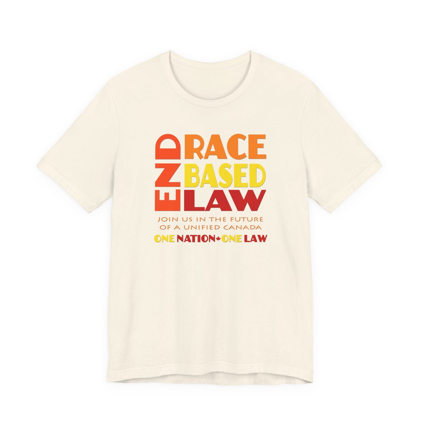 END RACE BASED LAW Canada Sunset T-Shirt Short Sleeve