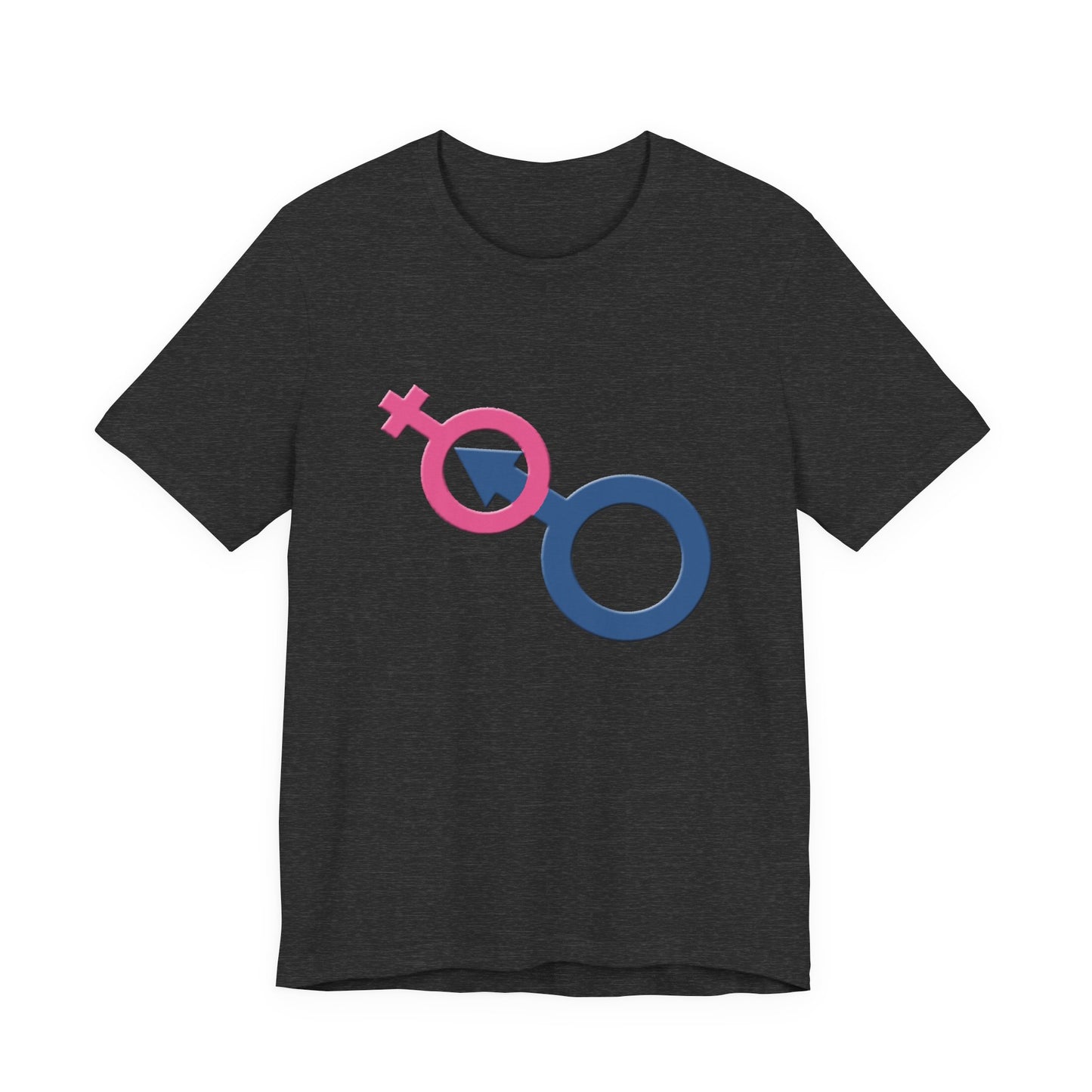 Man In Woman T-Shirt Short Sleeve