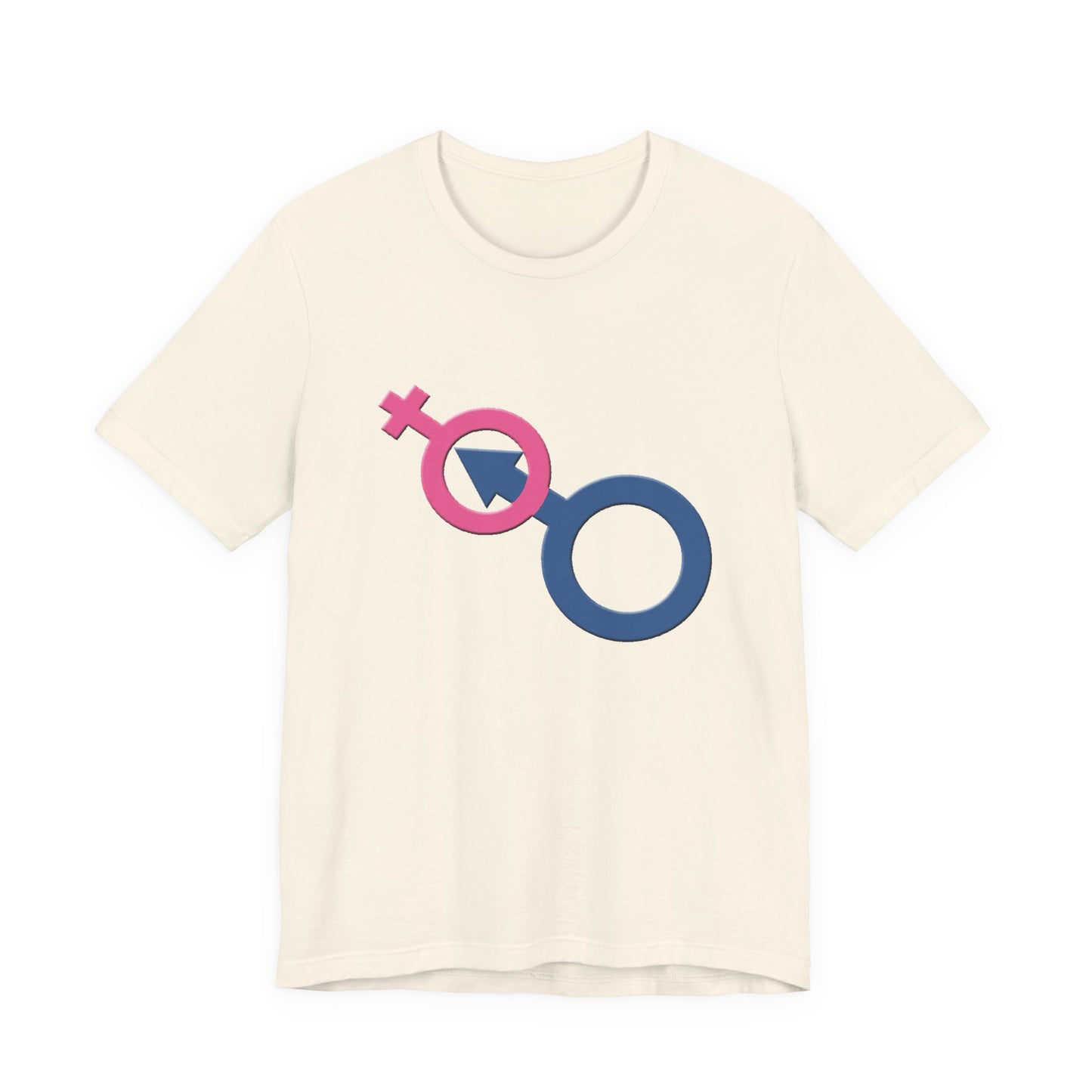 Man In Woman T-Shirt Short Sleeve