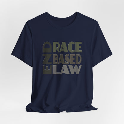 END RACE BASED LAW Grey T-Shirt Short Sleeve