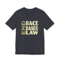 END RACE BASED LAW Beige T-Shirt Short Sleeve