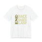 END RACE BASED LAW Beige T-Shirt Short Sleeve