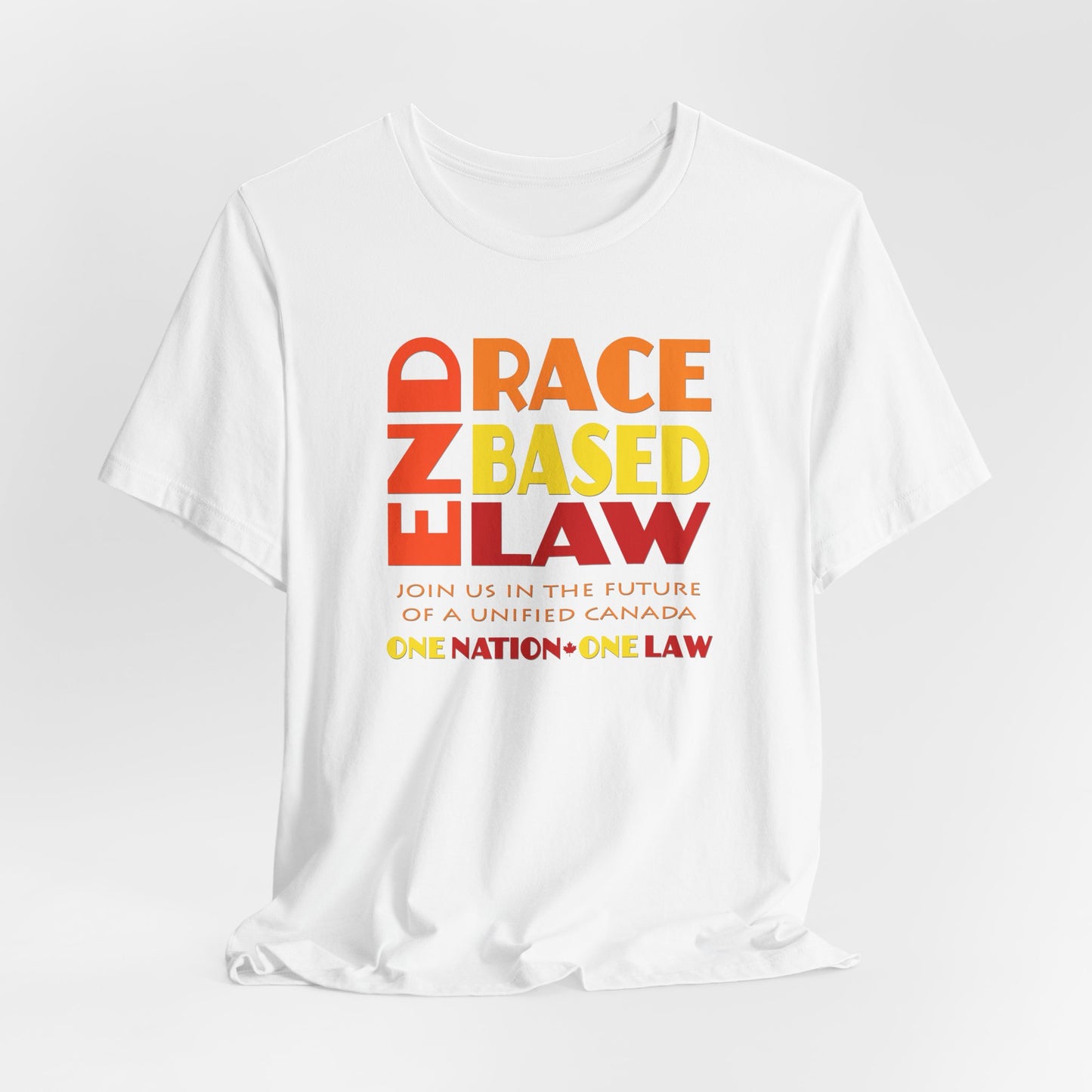 END RACE BASED LAW Canada Sunset T-Shirt Short Sleeve
