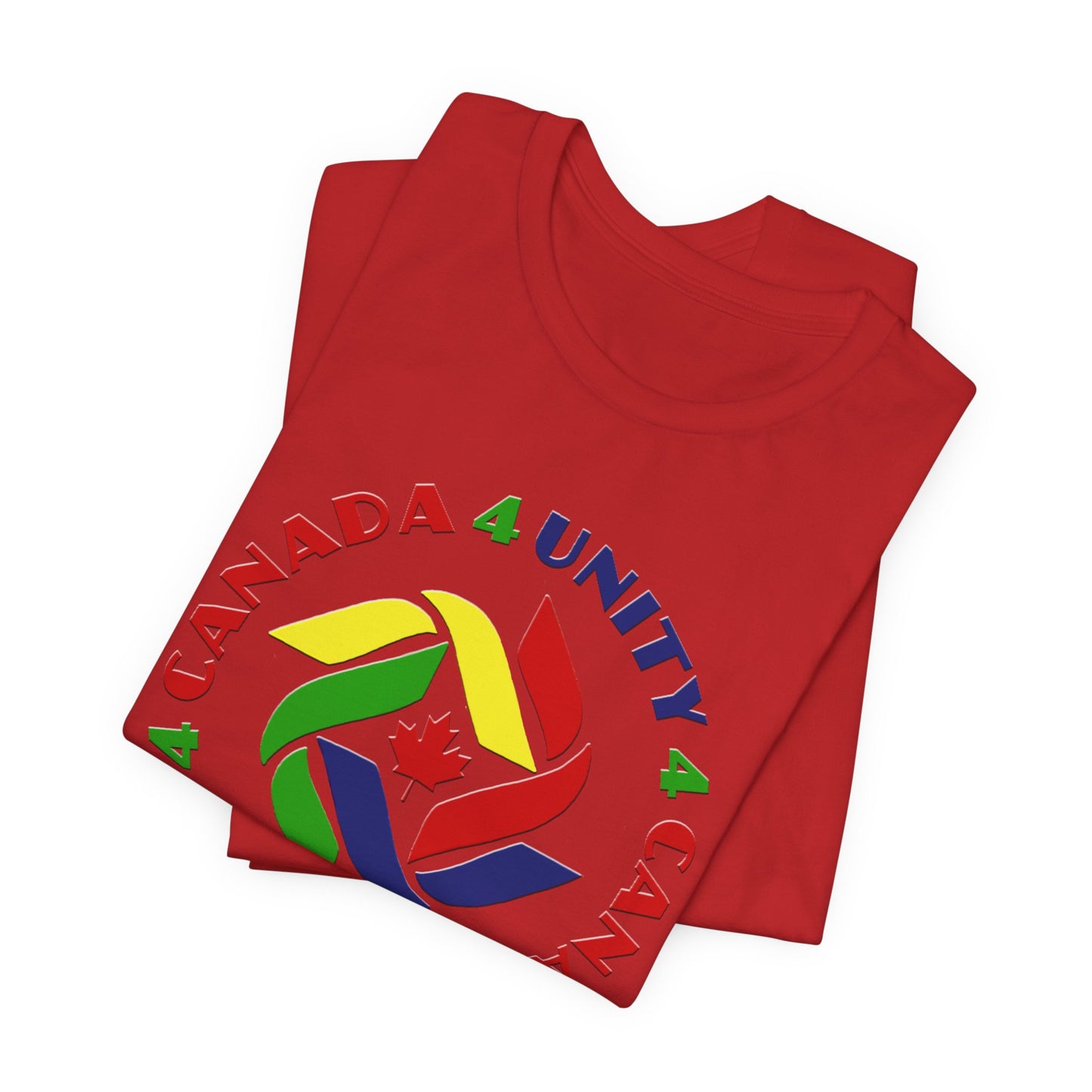 Unity 4 Canada Crayon Colours T-Shirt Short Sleeve