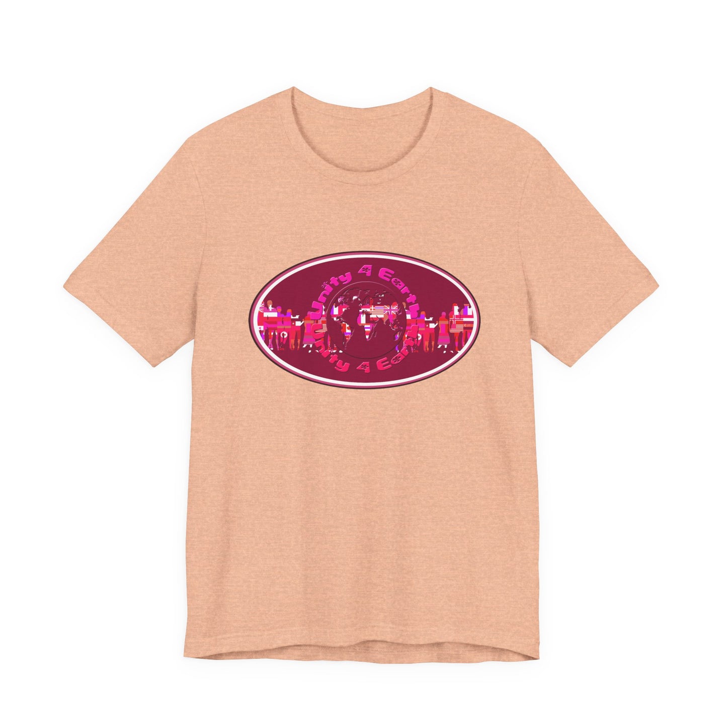 Unity 4 Earth Oval T-Shirt Short Sleeve