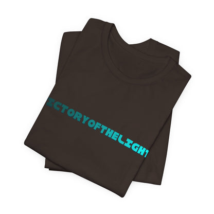 Victory Of The Light  Blue Banner T-Shirt Short Sleeve