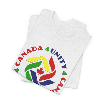 Unity 4 Canada Crayon Colours T-Shirt Short Sleeve