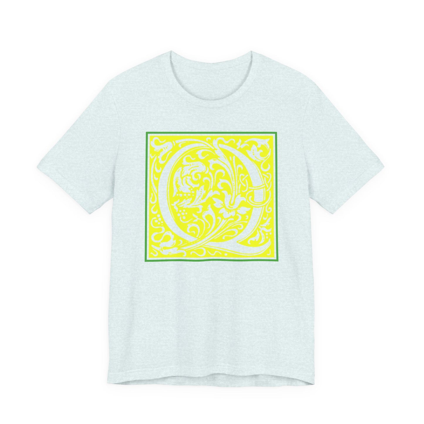Q Scroll Yellow T-Shirt Short Sleeve