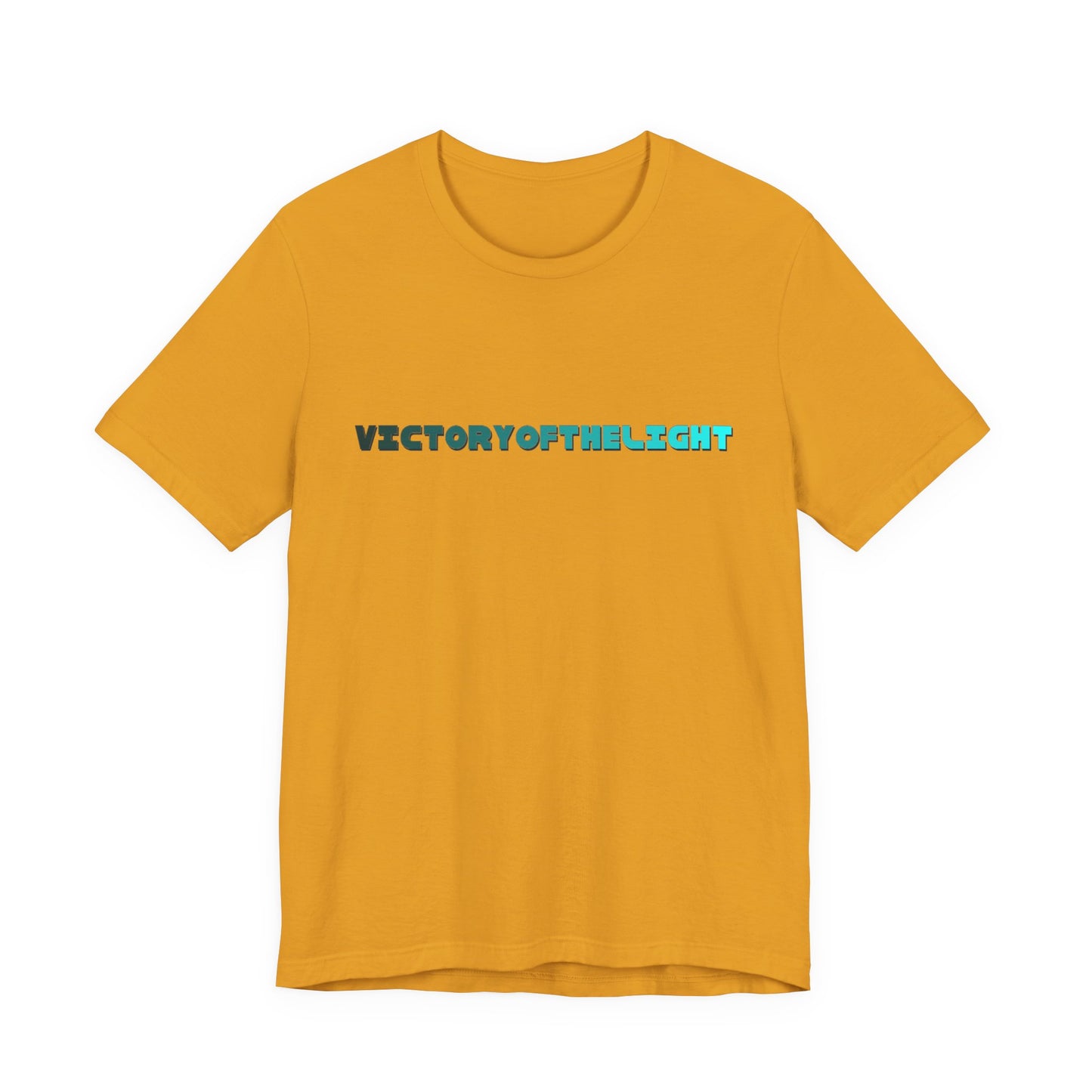 Victory Of The Light  Blue Banner T-Shirt Short Sleeve