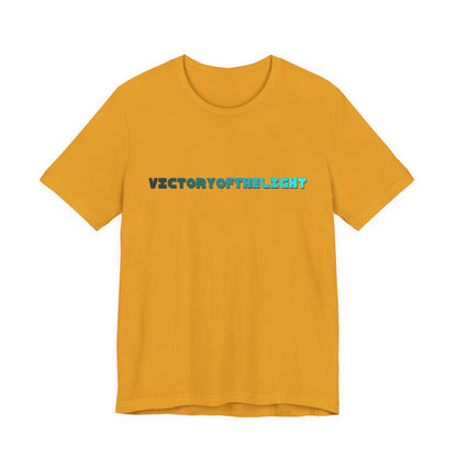 Victory Of The Light  Blue Banner T-Shirt Short Sleeve