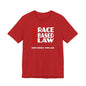 END RACE BASED LAW Canada Red White T-Shirt Short Sleeve