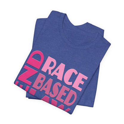 END RACE BASED LAW Pink T-Shirt Short Sleeve