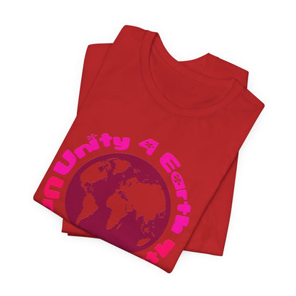Unity 4 Earth Pink T-Shirt Short Sleeve