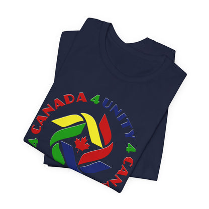 Unity 4 Canada Crayon Colours T-Shirt Short Sleeve
