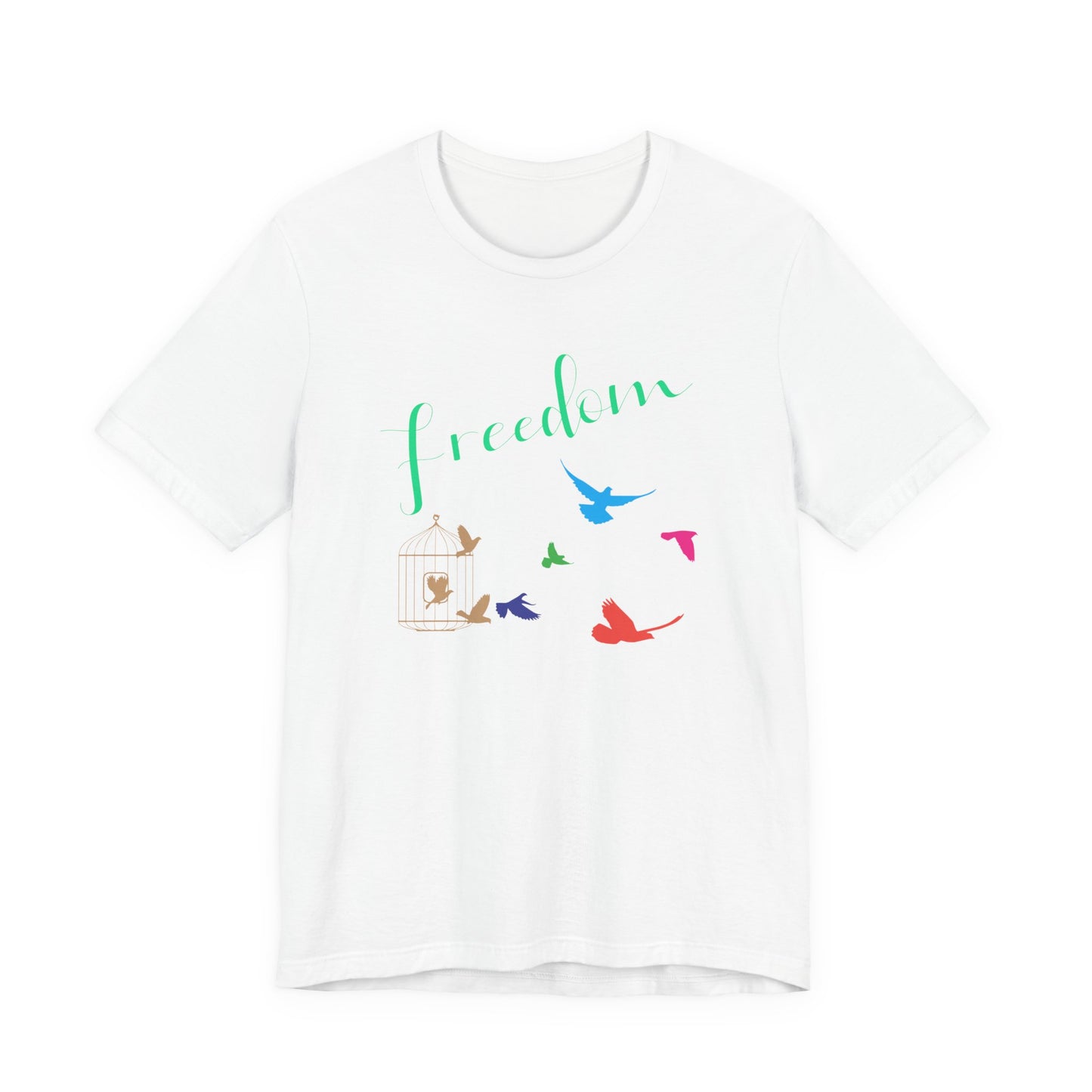 Freedom Birds T‑Shirt Short Sleeve