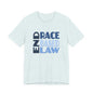 END RACE BASED LAW Blue T-Shirt Short Sleeve
