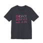 END RACE BASED LAW Slim Pink T-Shirt Short Sleeve