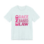 END RACE BASED LAW Pink T-Shirt Short Sleeve