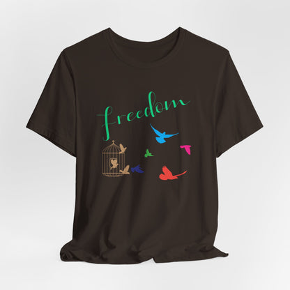 Freedom Birds T‑Shirt Short Sleeve